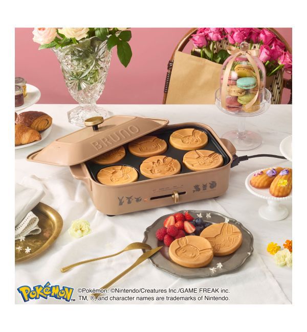 BRUNO「イーブイフレンズ コンパクトホットプレート」|電化製品|