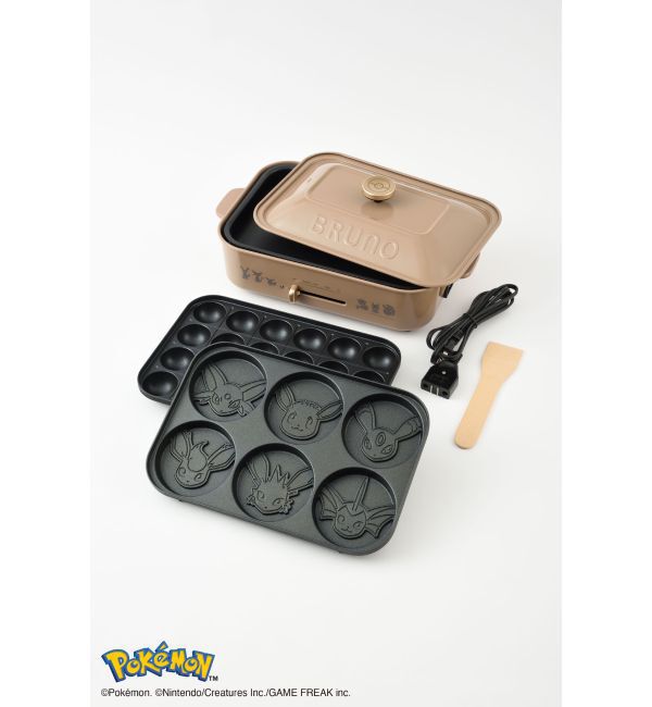 BRUNO「イーブイフレンズ コンパクトホットプレート」|電化製品|