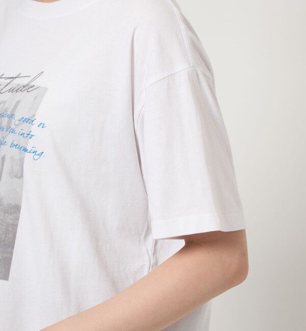 UNITED ARROWS green label relaxing「【WEB限定】＜at ease＞フォトグラフィック ショートスリーブ Tシャツ」|Tシャツ・カットソー|