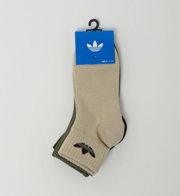 UNITED ARROWS green label relaxing「＜adidas Originals＞ミッド アンクル ソックス 3足組  / キッズ  17cm-18cm」|ソックス|