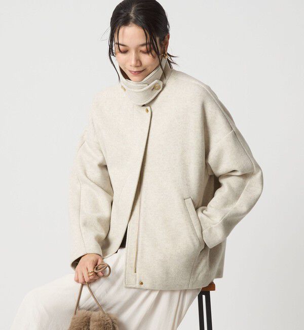 UNITED ARROWS green label relaxing「エリートライトコート［size SHORTあり］」|ブルゾン・スタジャン|OFF WHITE