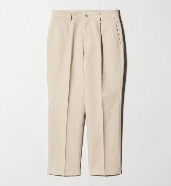 UNITED ARROWS green label relaxing「DC コットン 1プリーツ ストレート ドレスチノ パンツ」|スラックス|