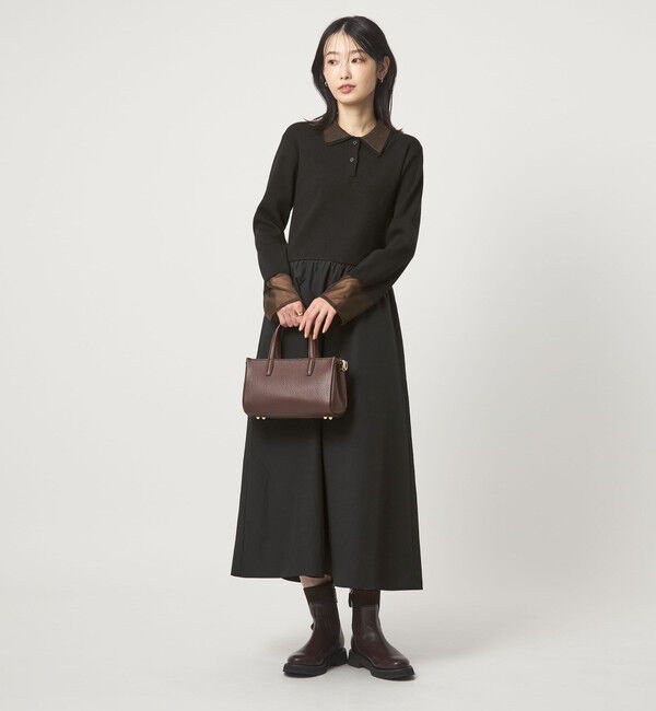 UNITED ARROWS green label relaxing「ポロニット ドッキング ワンピース」|ワンピース|