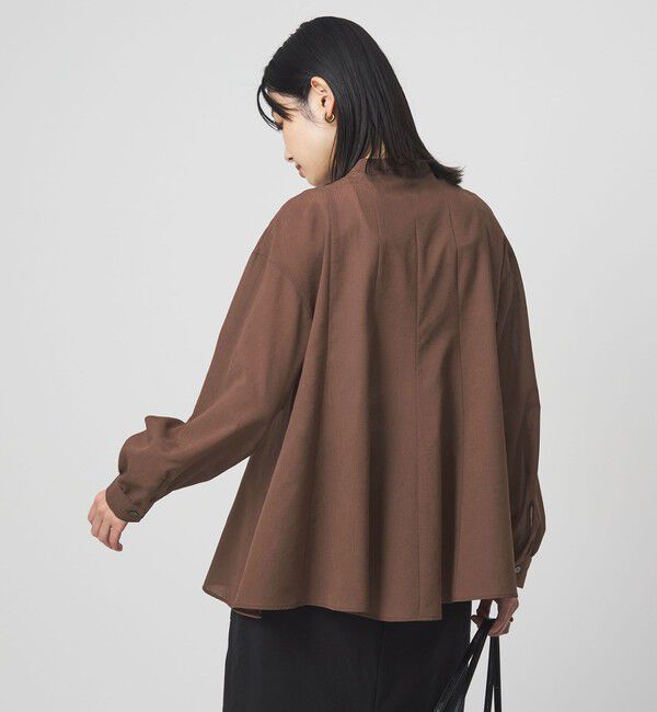 UNITED ARROWS green label relaxing「［size SHORTあり］ミルフィーユ フレア ブラウス」|シャツ・ブラウス|