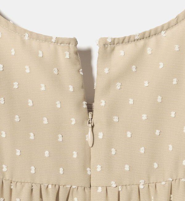 UNITED ARROWS green label relaxing「ドット シアー ティアード ワンピース」|ドレス|