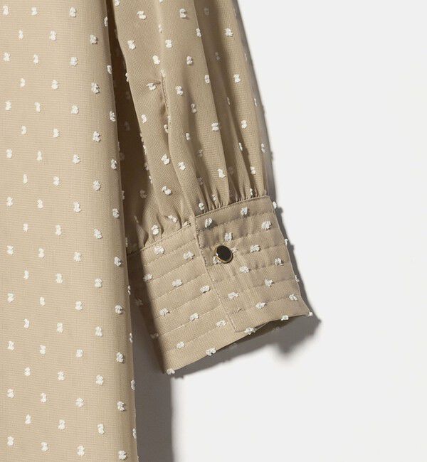 UNITED ARROWS green label relaxing「ドット シアー ティアード ワンピース」|ドレス|