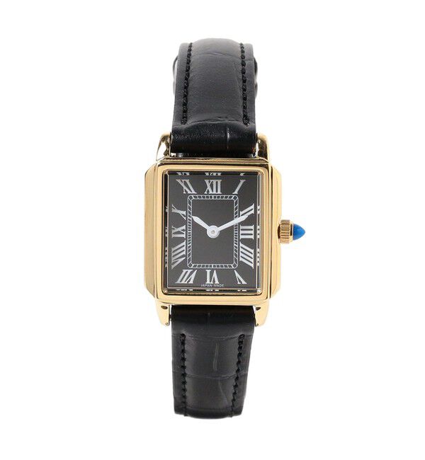 Demi-Luxe BEAMS 「スクエア 型押レザー 腕時計Ⅱ」|腕時計|