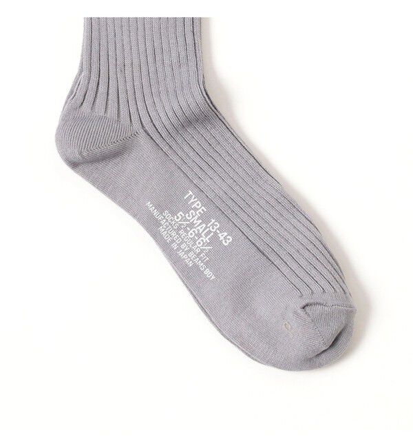 BEAMSBOY「ミリタリー リブ ロング」|ソックス|