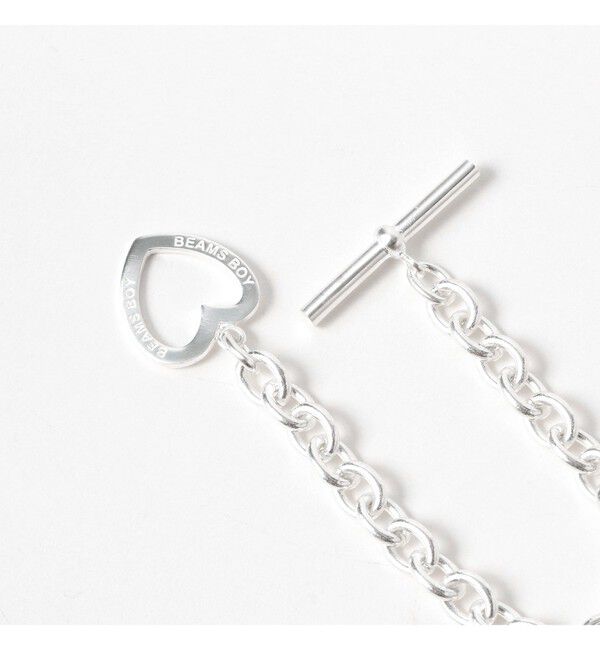 BEAMSBOY「シルバー ハート トグル ブレスレット」|その他|