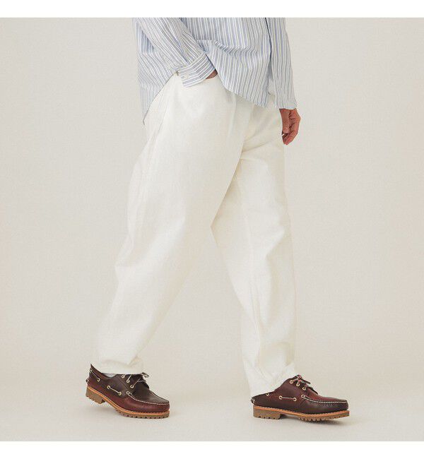 BEAMS「ワイド テーパード デニム」|デニム|