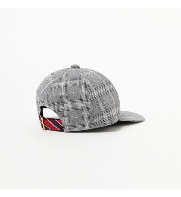 BEAMS PLUS「BEAMS PLUS / レジメンタル ストラップ サッカー 6パネル キャップ」|その他|