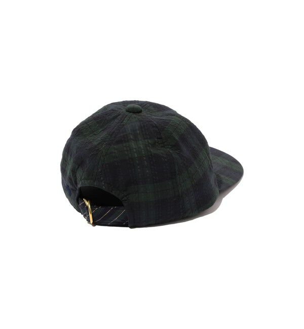 BEAMS PLUS「BEAMS PLUS / レジメンタル ストラップ サッカー 6パネル キャップ」|その他|