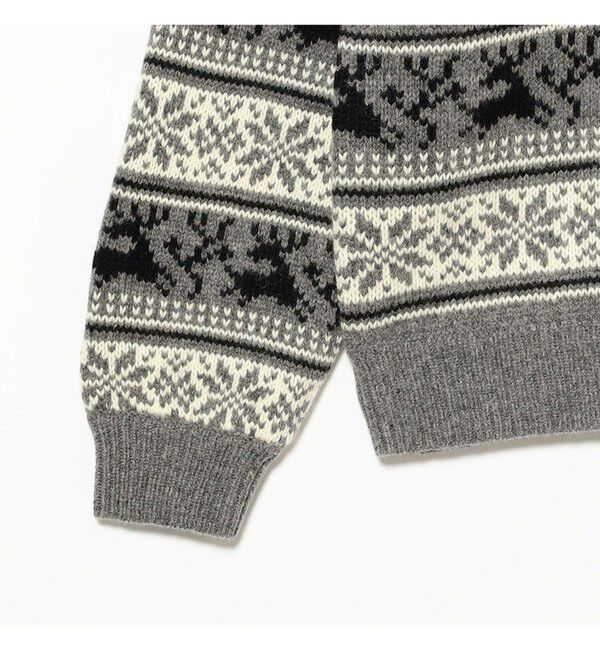 BEAMS「ホリデー クルーネック ニット」|ニット・セーター|