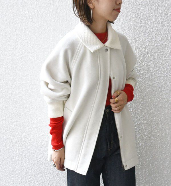 SHIPS any「【WEB限定】SHIPS any: 2WAY ジップ ブルゾン」|ブルゾン・スタジャン|