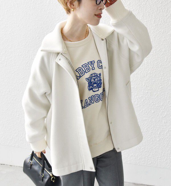 SHIPS any「【WEB限定】SHIPS any: 2WAY ジップ ブルゾン」|ブルゾン・スタジャン|