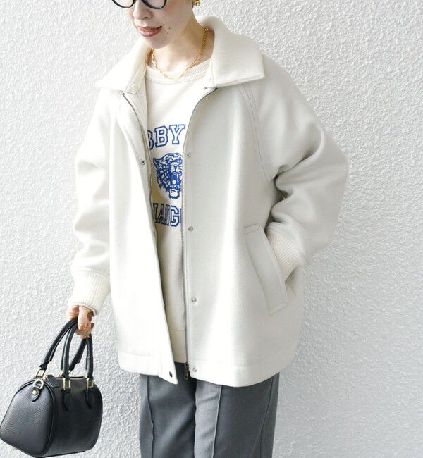 SHIPS any「【WEB限定】SHIPS any: 2WAY ジップ ブルゾン」|ブルゾン・スタジャン|