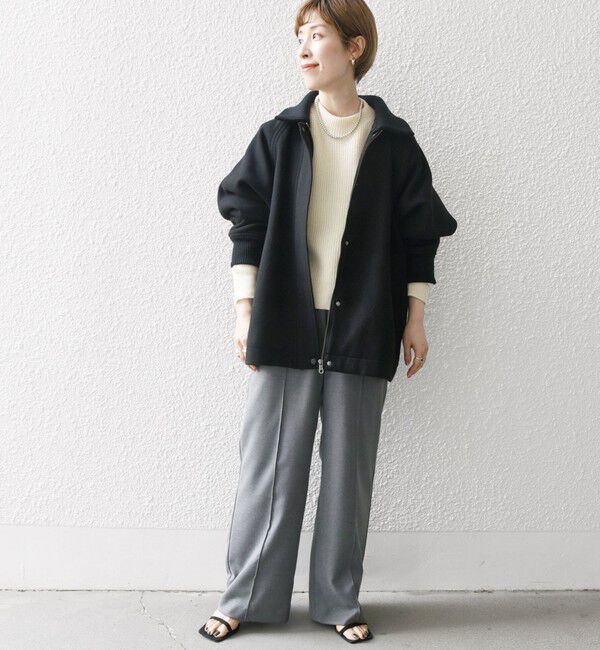 SHIPS any「【WEB限定】SHIPS any: 2WAY ジップ ブルゾン」|ブルゾン・スタジャン|