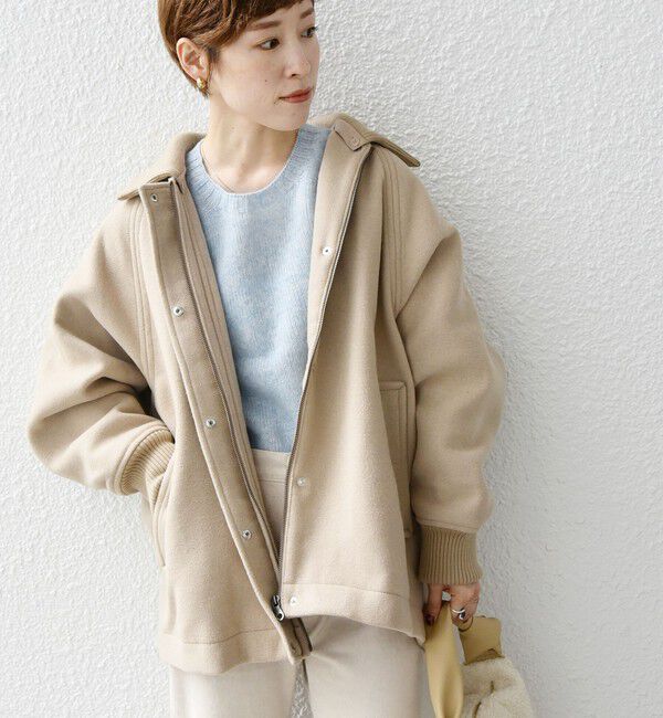 SHIPS any「【WEB限定】SHIPS any: 2WAY ジップ ブルゾン」|ブルゾン・スタジャン|