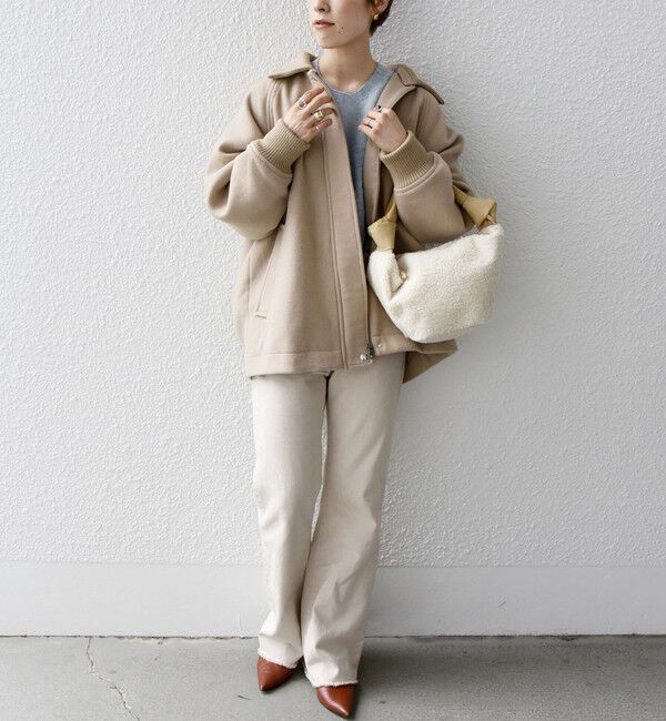 SHIPS any「【WEB限定】SHIPS any: 2WAY ジップ ブルゾン」|ブルゾン・スタジャン|