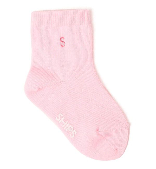 SHIPS KIDS「SHIPS KIDS:ベビー 無地 ソックス」|ソックス|ライトピンク