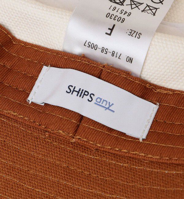 SHIPS any「SHIPS any: パイピング バケット ハット◇」|ハット|