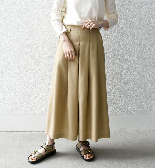 SHIPS any「SHIPS any:〈洗濯機可能〉バスケット キュロット パンツ」|キュロット|