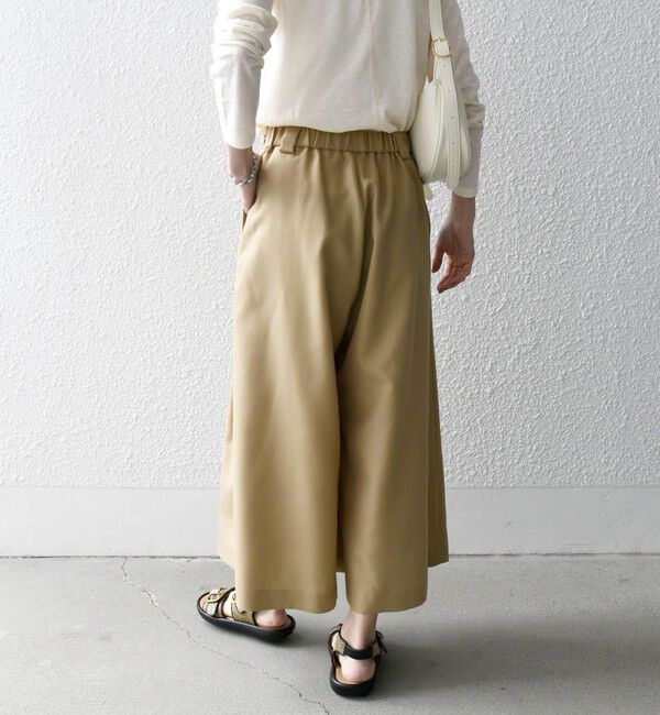 SHIPS any「SHIPS any:〈洗濯機可能〉バスケット キュロット パンツ」|キュロット|