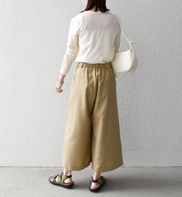 SHIPS any「SHIPS any:〈洗濯機可能〉バスケット キュロット パンツ」|キュロット|