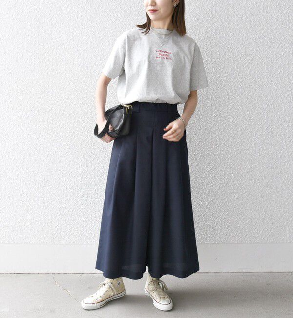 SHIPS any「SHIPS any:〈洗濯機可能〉バスケット キュロット パンツ」|キュロット|