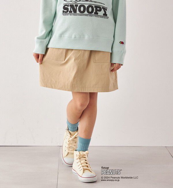 SHIPS any「SHIPS any: ストレッチ マウンテンスカート スカート<KIDS>」|スカート|ベージュ