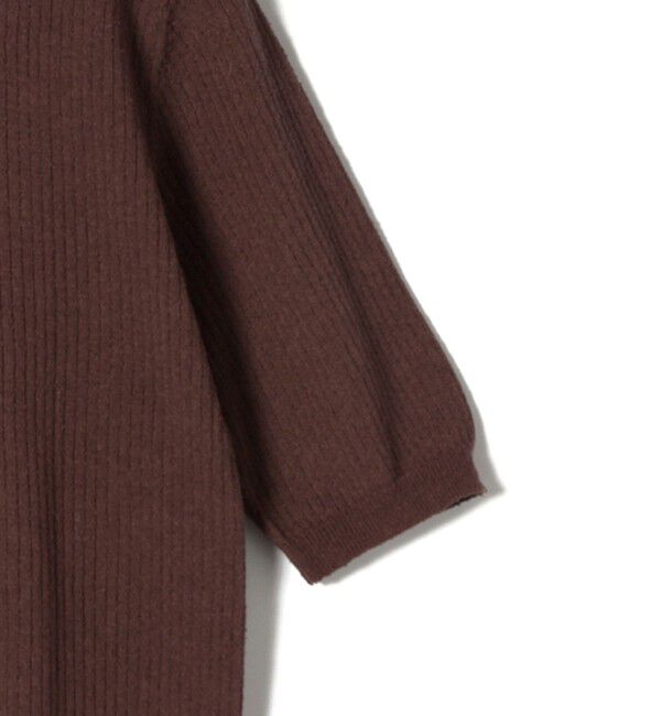 SHIPS for women「〈手洗い可能〉コットン ナイロン リブ ニット TEE」|ニット・セーター|