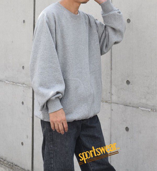 SHIPS any「【SHIPS any別注】sports wear: 11.5oz クルーネック スウェット (セットアップ対応)◇」|スウェット・ジャージ|グレー
