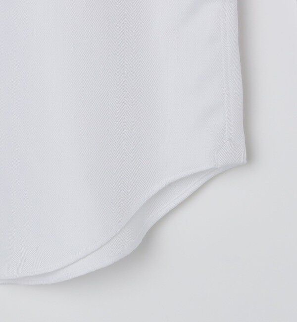 SHIPS「SHIPS: イージーアイロン ヘリンボーン ホリゾンタルカラー シャツ」|シャツ・ブラウス|