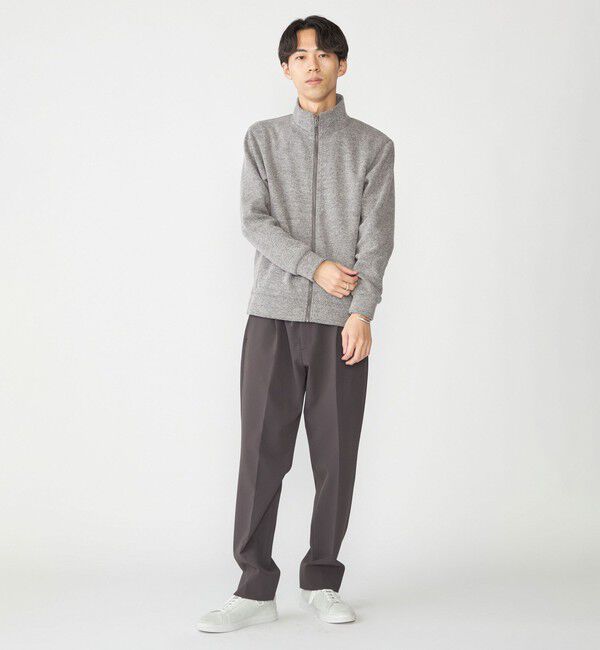 SHIPS「SHIPS:〈手洗い可能〉ウール ポリエステル ループ ドライバーズ ニット ジップ カーディガン」|カーディガン|