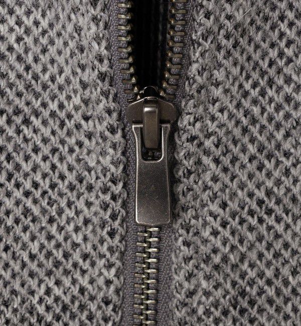 SHIPS「SHIPS:〈手洗い可能〉ウール ポリエステル ループ ドライバーズ ニット ジップ カーディガン」|カーディガン|