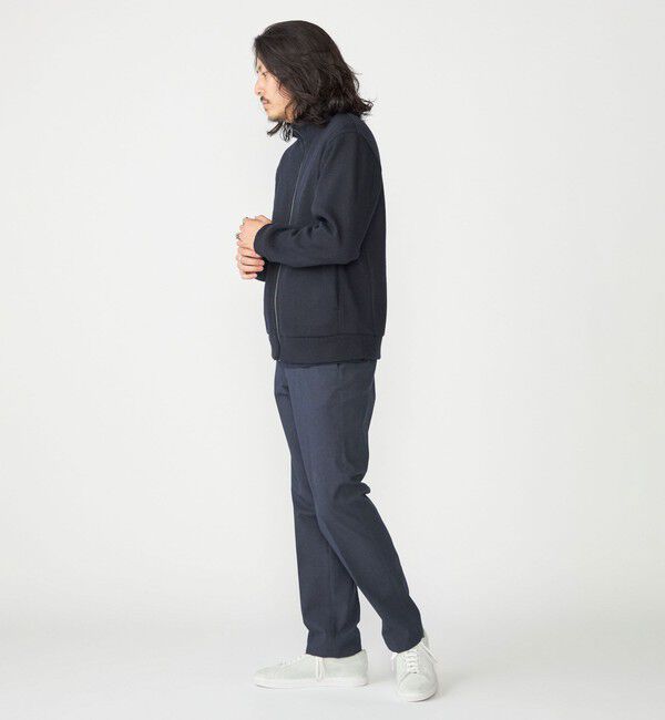 SHIPS「SHIPS:〈手洗い可能〉ウール ポリエステル ループ ドライバーズ ニット ジップ カーディガン」|カーディガン|