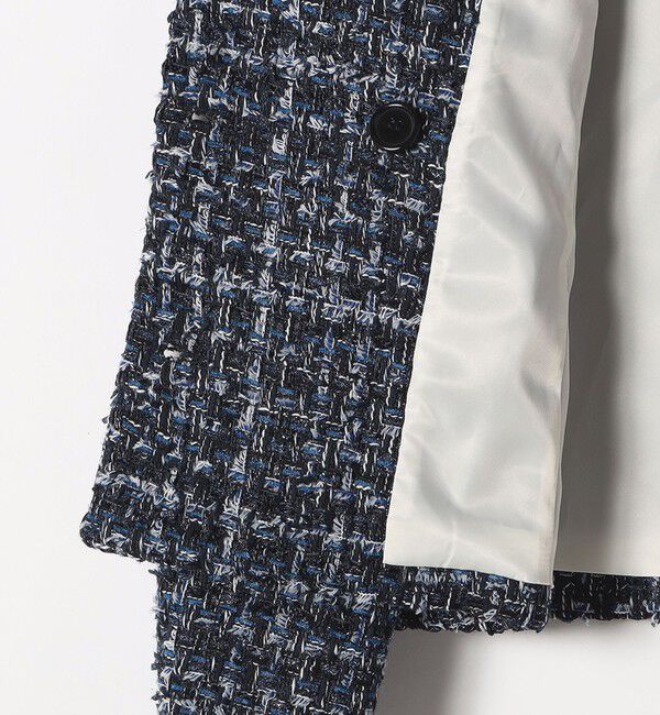 quaranciel「quaranciel: ツイード ショート テーラード ジャケット（セットアップ対応）」|テーラードジャケット|