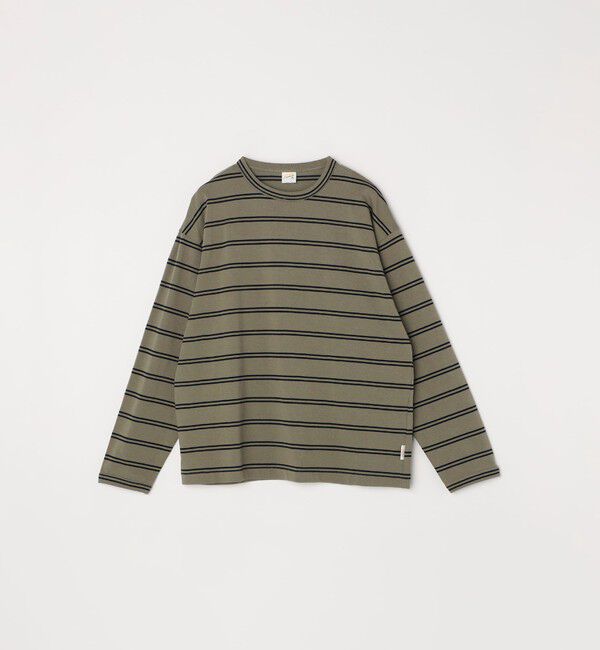 SHIPS any「【SHIPS any別注】sports wear: レトロ カラー ボーダー Tシャツ (ロンT)◇」|Tシャツ・カットソー|