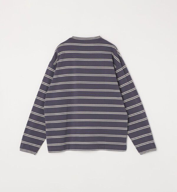 SHIPS any「【SHIPS any別注】sports wear: レトロ カラー ボーダー Tシャツ (ロンT)◇」|Tシャツ・カットソー|