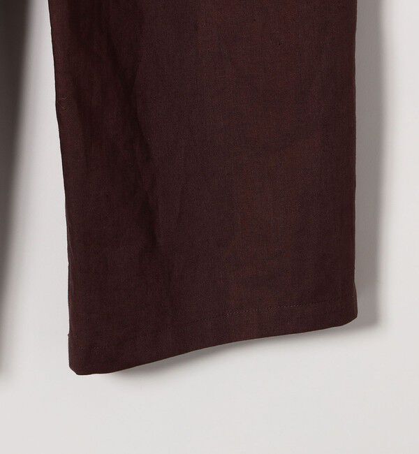 SHIPS any「SHIPS any:〈洗濯機可能〉リネン ミックス タック ワイド サロペット」|オールインワン|