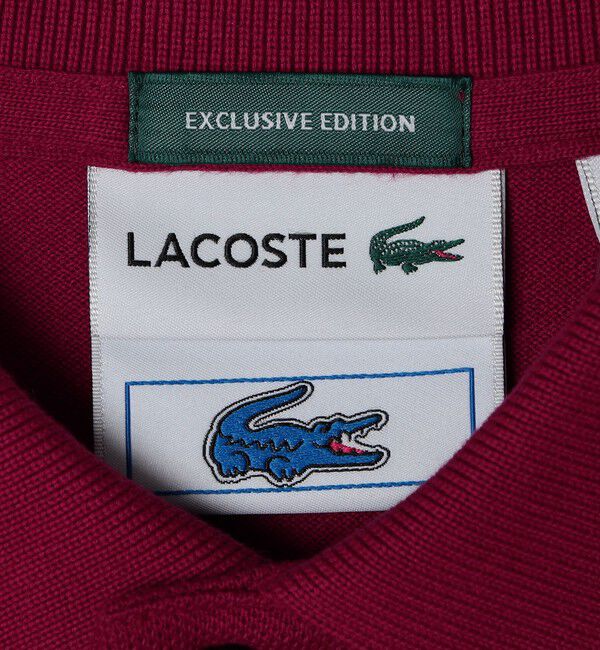SHIPS「【SHIPS別注】LACOSTE: 50th ANNIV ドロップテイル ポロシャツ」|ポロシャツ|