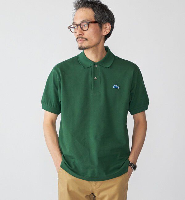 SHIPS「【SHIPS別注】LACOSTE: 50th ANNIV ドロップテイル ポロシャツ」|ポロシャツ|グリーン