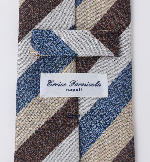 SHIPS「Errico Formicola: メランジ ストライプ ネクタイ」|ネクタイ・蝶ネクタイ|