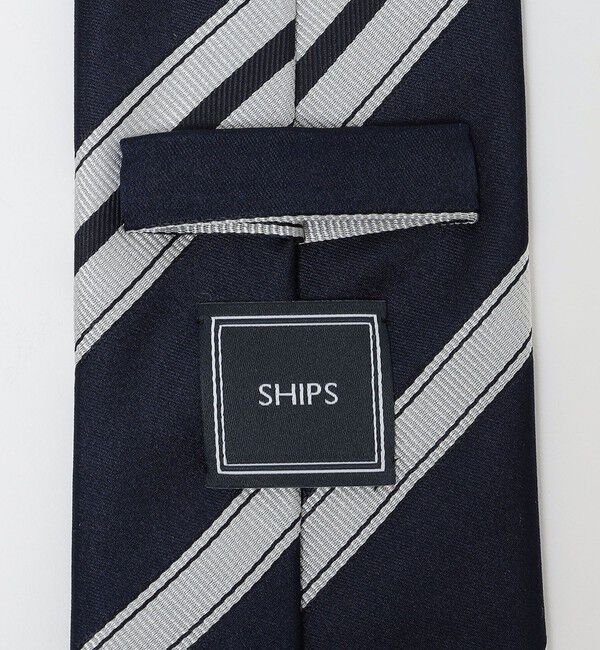 SHIPS「SHIPS: ネイビー ソリッド/ストライプ/ドット ネクタイ」|ネクタイ・蝶ネクタイ|