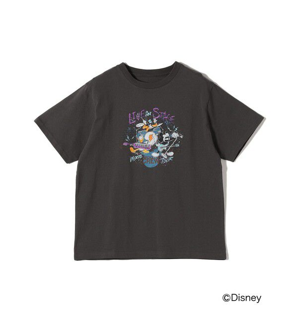 SHIPS Colors 「SHIPS Colors:ミッキーマウス バンド プリント Tシャツ」|Tシャツ・カットソー|ダークグレー