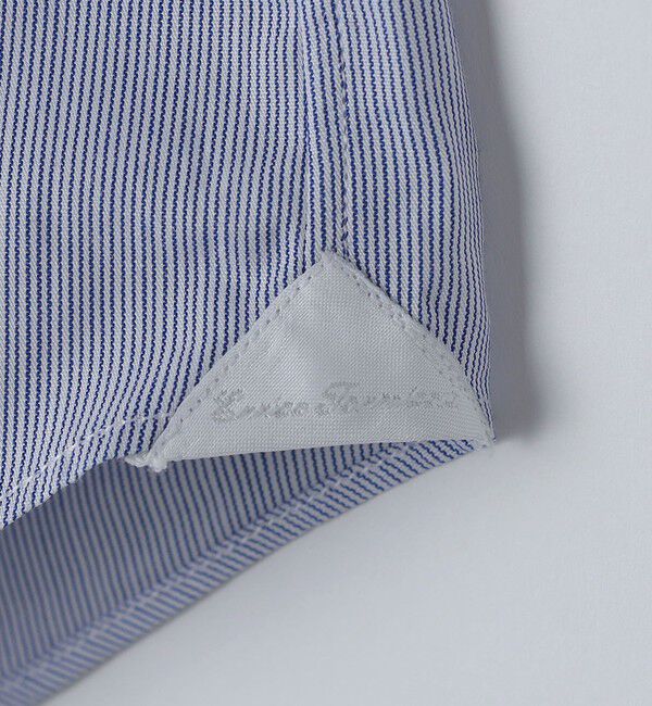 SHIPS「【SHIPS別注】Errico Formicola: DALIO ヘアライン ストライプ シャツ」|シャツ・ブラウス|