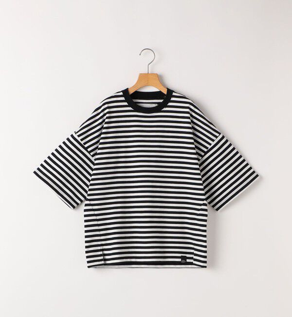SHIPS KIDS「THYARD:140～160cm / ボーダー Tシャツ」|Tシャツ・カットソー|ブラック