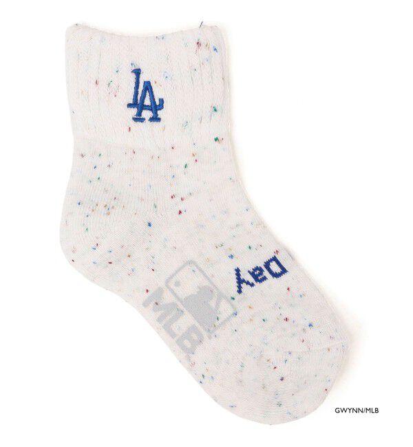 SHIPS KIDS「【SHIPS KIDS別注】ROSTER SOX:MLB カラーネップ ソックス」|ソックス|ホワイト系