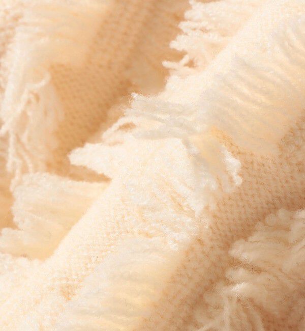 SHIPS any「SHIPS any:〈手洗い可能〉フリンジ デザイン ドルマン ニット カーディガン」|カーディガン|