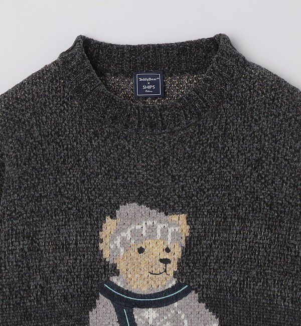 SHIPS Colors 「SHIPS Colors:〈洗濯機可能〉TeddyBear(R) ジャカード モール ニット◇」|ニット・セーター|